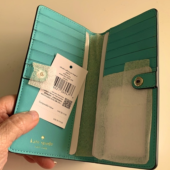 Kate Spade Schuyler Large Slim Bifold Wallet - Picture 6 of 6